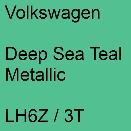 Volkswagen, Deep Sea Teal Metallic, LH6Z / 3T.